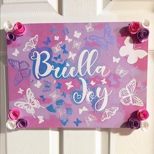 Children’s name signs